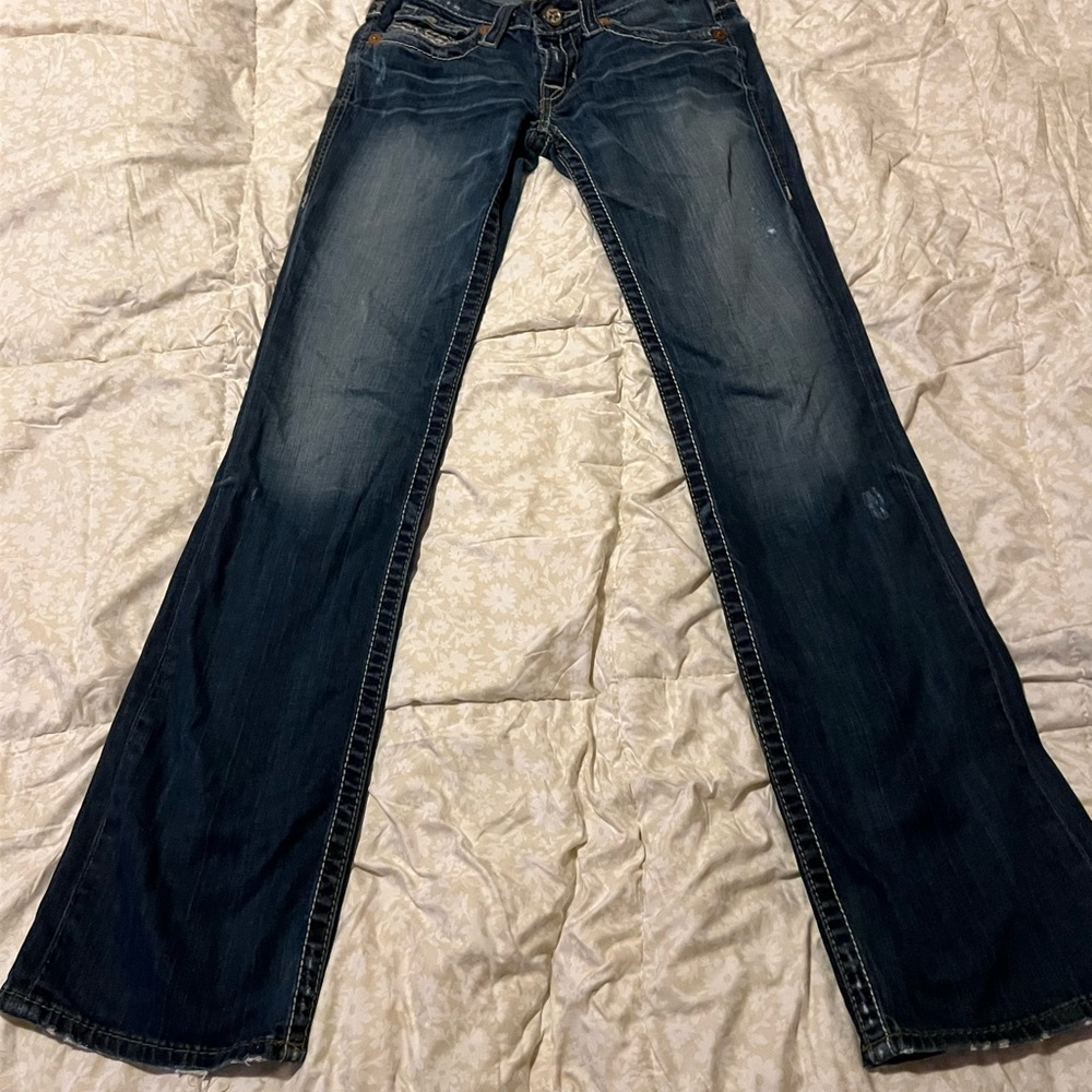 Big Star Dark Blue Flare Jeans